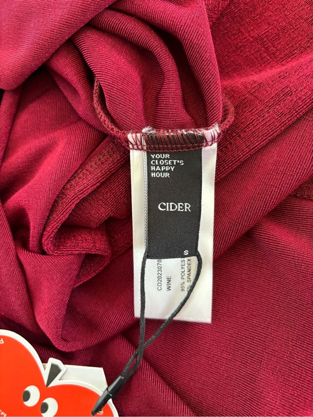 NWT Cider Sleeveless Maxi Dress Small Wine Red High Neck Ruching Leg Slit Formal - Picture 4 of 12